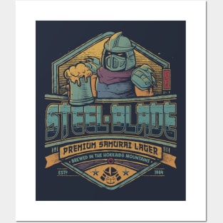 Steel Blade Lager Posters and Art
